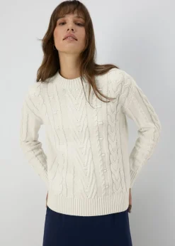 Cream Cable Knit Jumper