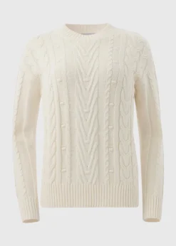 Cream Cable Knit Jumper