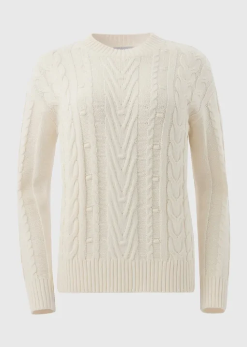 Cream Cable Knit Jumper