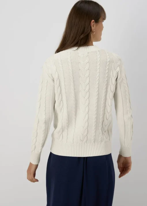 Cream Cable Knit Jumper