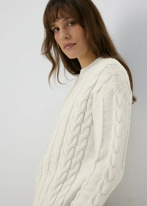 Cream Cable Knit Jumper