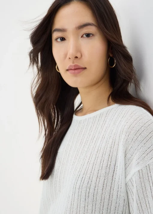 Cream Cut & Sew Hem Top