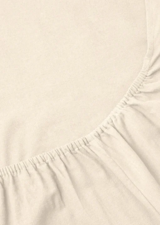Cream Extra Deep Bed Sheet (180 Thread Count)