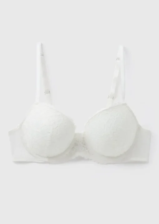 Cream Lace Bra