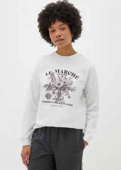 Cream Le Marche Graphic Sweatshirt