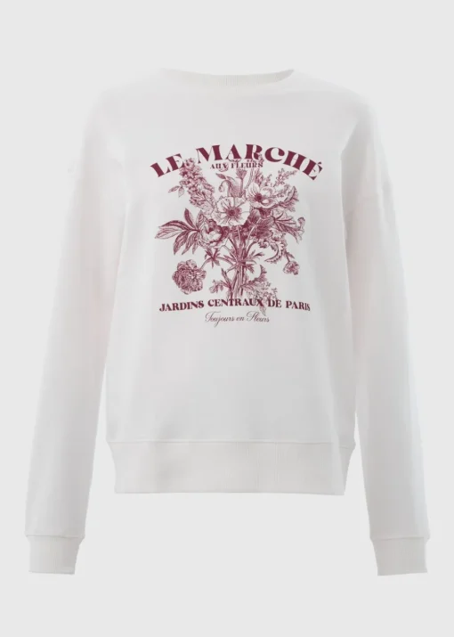 Cream Le Marche Graphic Sweatshirt