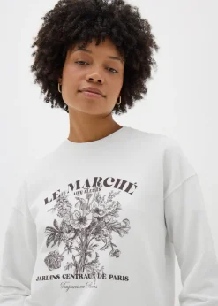 Cream Le Marche Graphic Sweatshirt