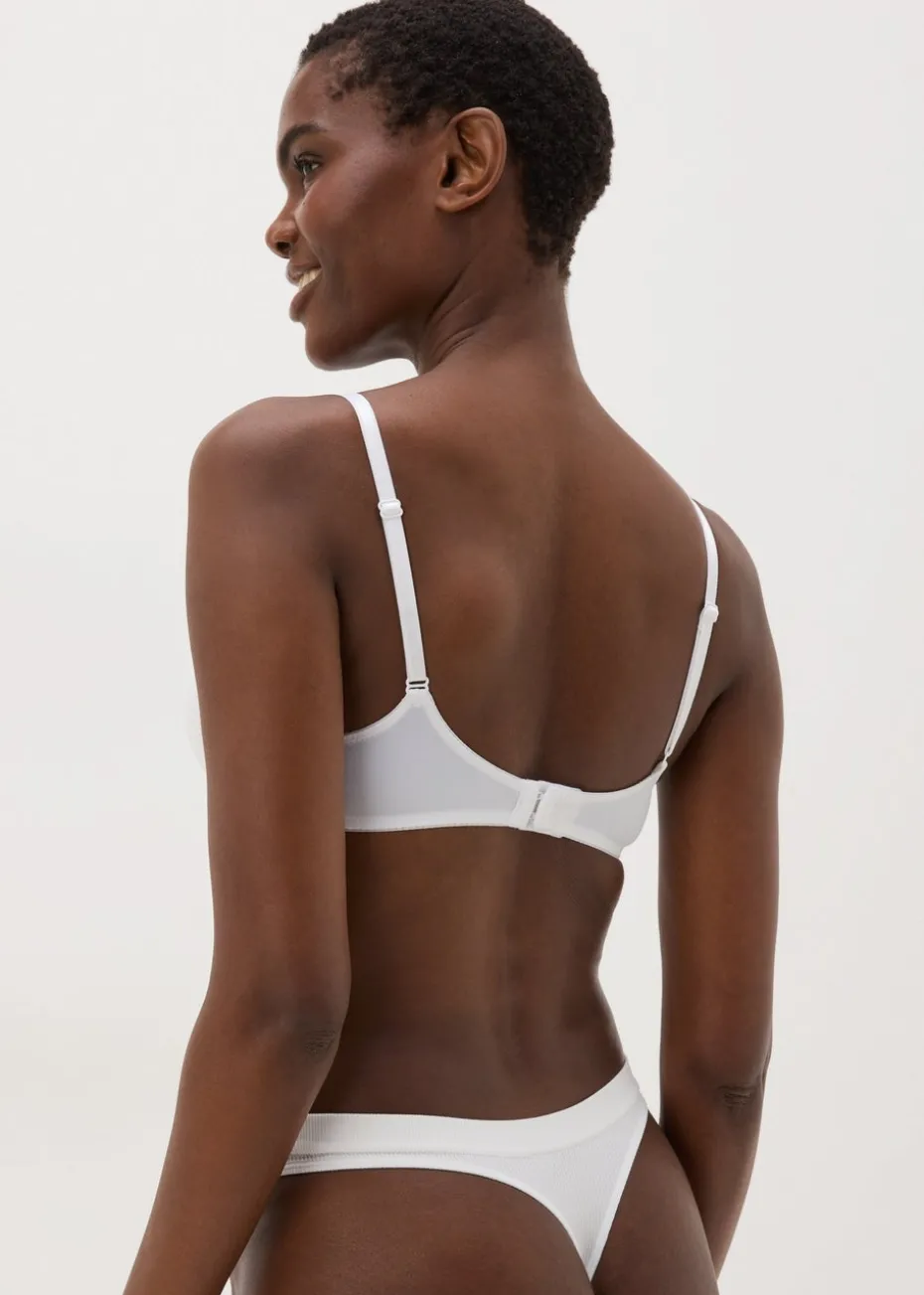 Cream Seamless Thong Knickers