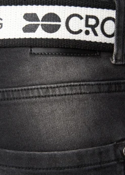 Crosshatch Black Wash Barbeck Slim Fit Denim