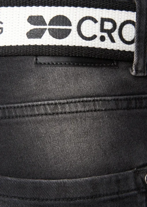 Crosshatch Black Wash Barbeck Slim Fit Denim
