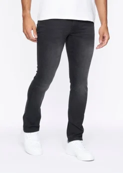 Crosshatch Black Wash New Svelte Slim Jeans