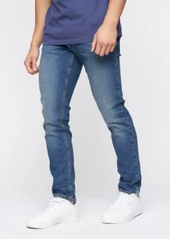 Crosshatch Blue Wash Buraca Slim Fit Jean