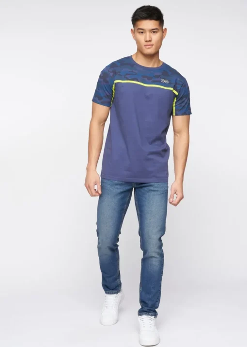Crosshatch Blue Wash Buraca Slim Fit Jean