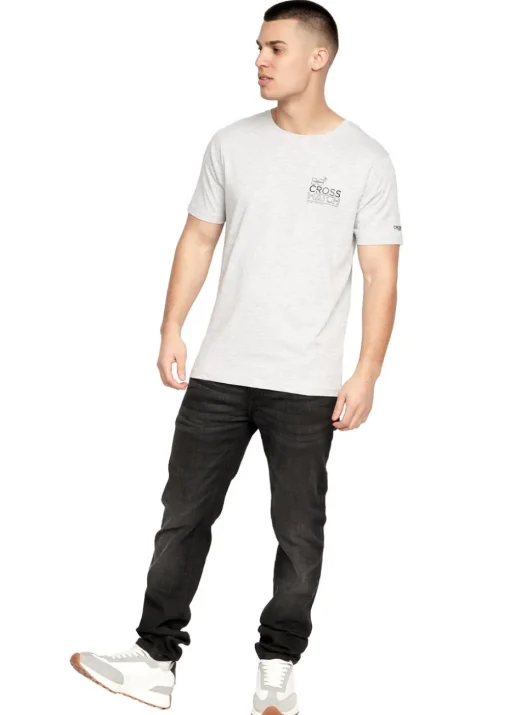 Crosshatch Blue/Grey  Pentan T-Shirt (2 Pack)