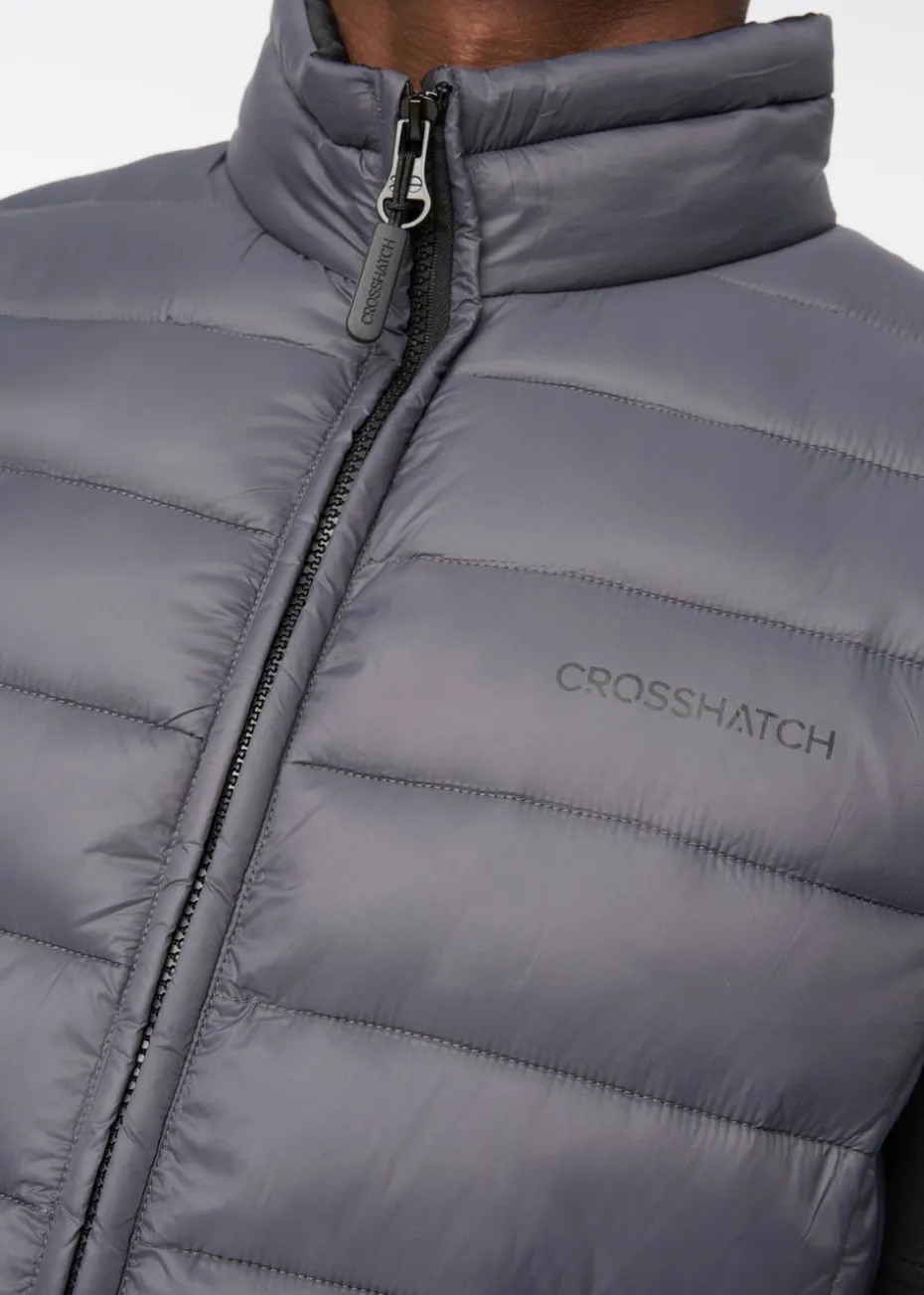 Crosshatch Charcoal Gattering Gilet