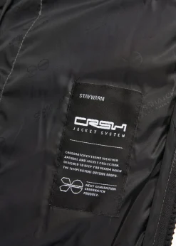 Crosshatch Charcoal Gattering Gilet