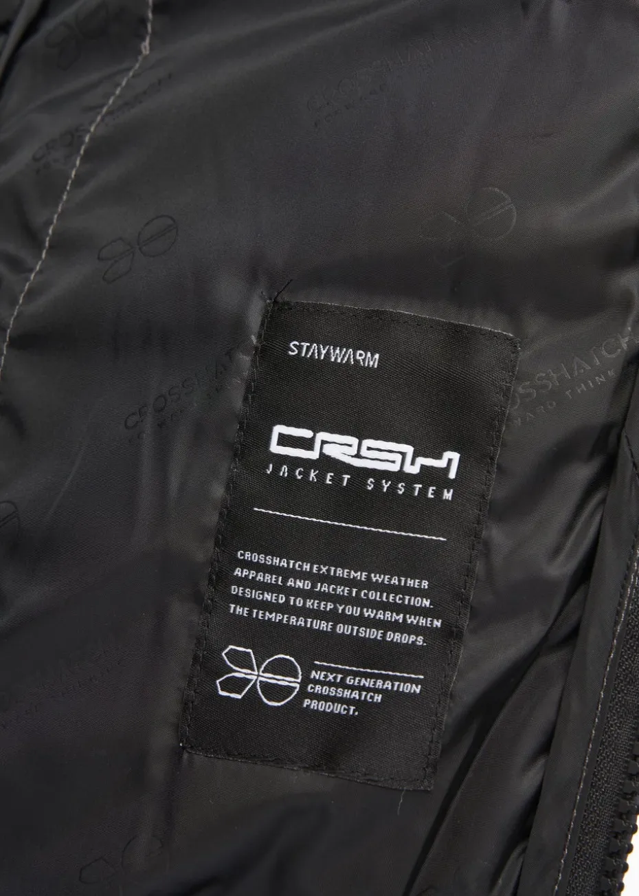 Crosshatch Charcoal Gattering Gilet