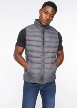 Crosshatch Charcoal Gattering Gilet