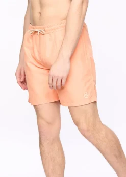 Crosshatch Coral Wabasso Swim Shorts