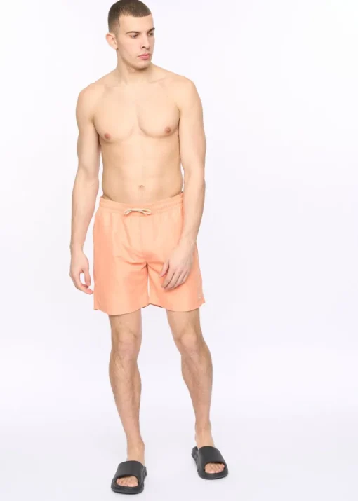 Crosshatch Coral Wabasso Swim Shorts