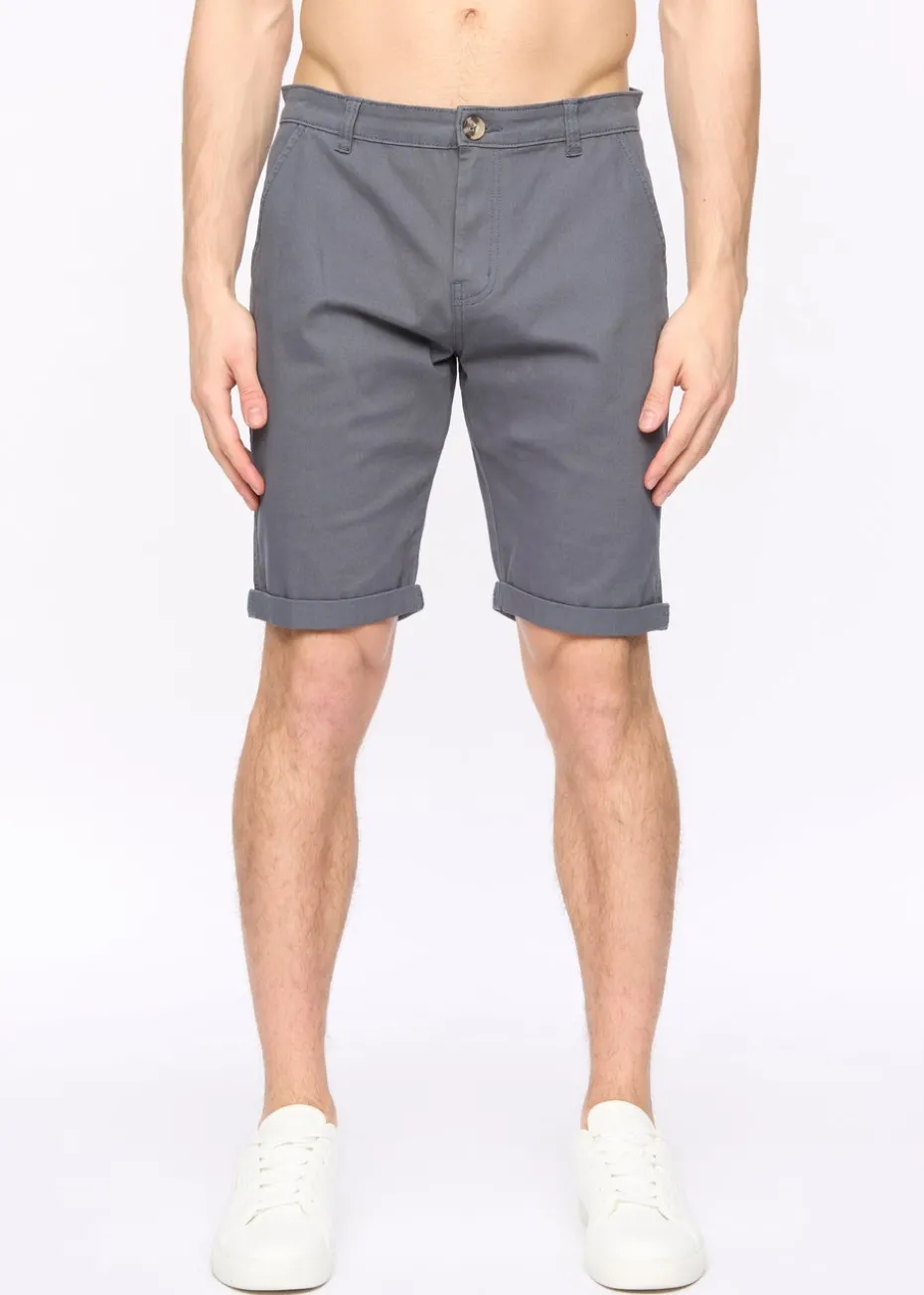 Crosshatch Dark Blue Sinwood Chino Shorts