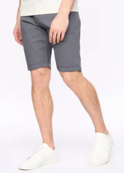 Crosshatch Dark Blue Sinwood Chino Shorts