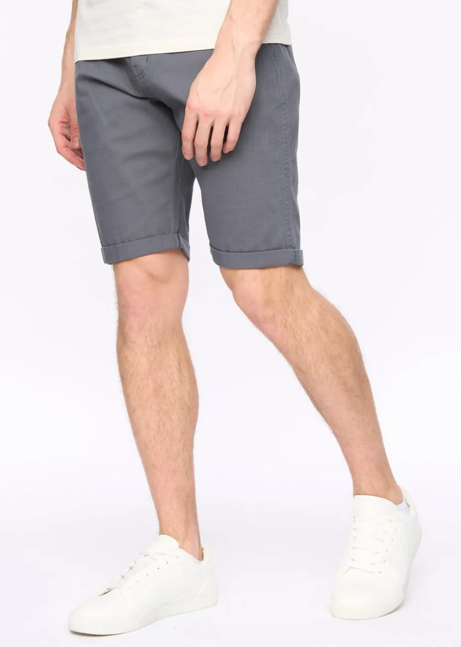 Crosshatch Dark Blue Sinwood Chino Shorts