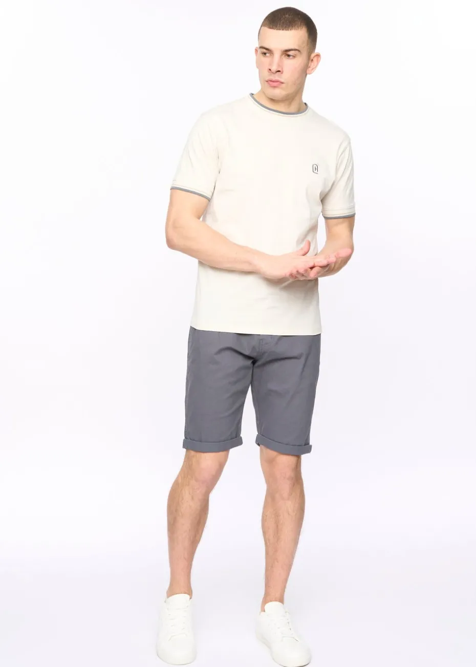 Crosshatch Dark Blue Sinwood Chino Shorts