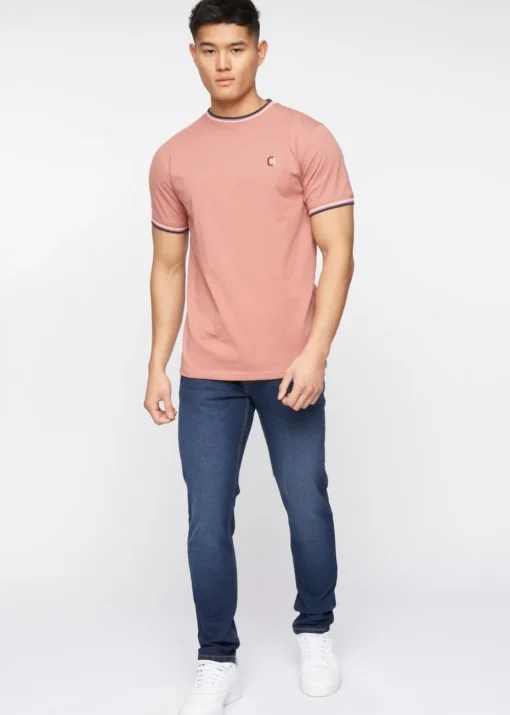 Crosshatch Dark Blue Wash Buraca Slim Fit Jean