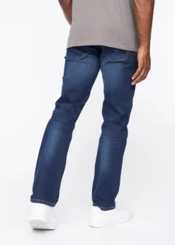 Crosshatch Dark Wash Cadman Straight Jeans