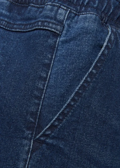 Crosshatch Dark Wash Malimore Cargo Cuff Jeans