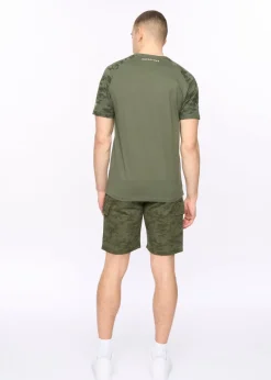 Crosshatch Deep Olive Janscore T-Shirt