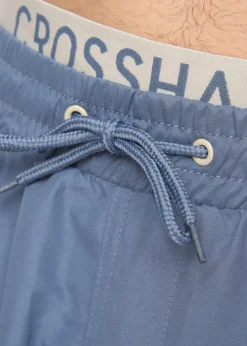 Crosshatch Denim Blue Rembrandts Swim Shorts