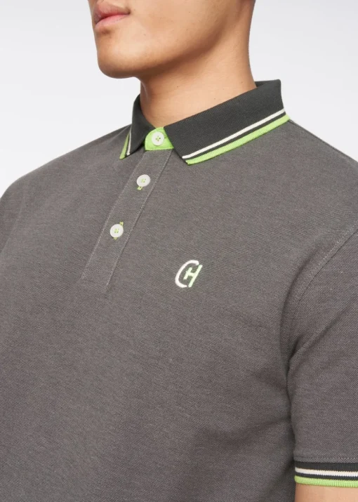 Crosshatch Grey  Britmane Polo
