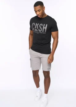 Crosshatch Grey Frentons Cargo Shorts