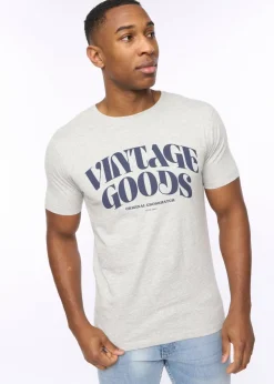 Crosshatch Grey Marl Wilsby T-Shirt
