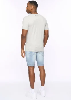 Crosshatch Grey Marl Wilsby T-Shirt