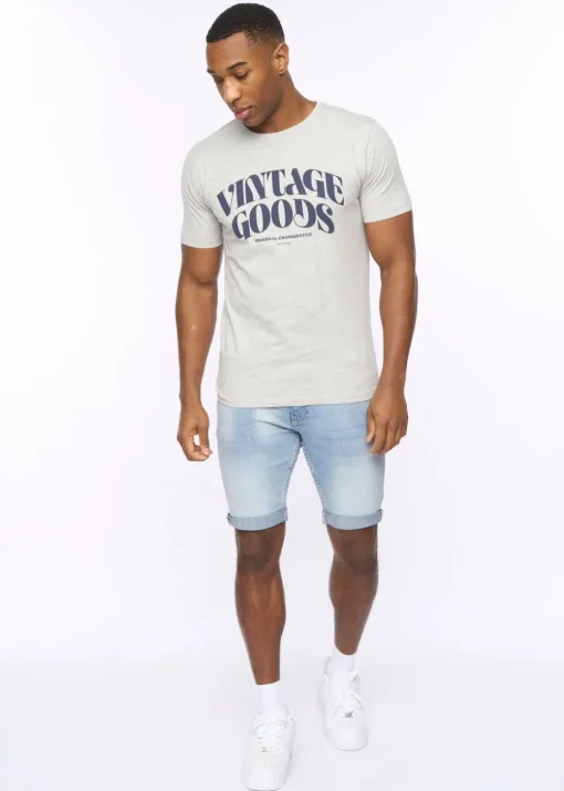 Crosshatch Grey Marl Wilsby T-Shirt