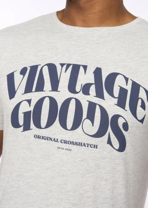 Crosshatch Grey Marl Wilsby T-Shirt
