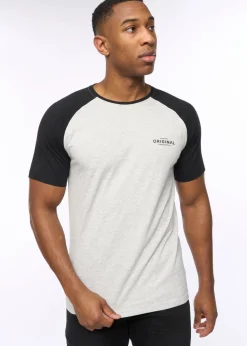 Crosshatch Grey Marl/Black Meza T-Shirt