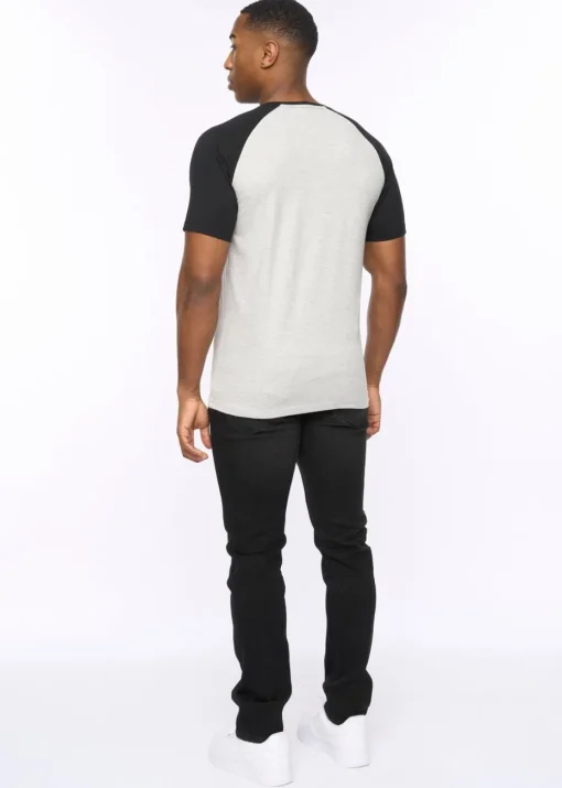 Crosshatch Grey Marl/Black Meza T-Shirt