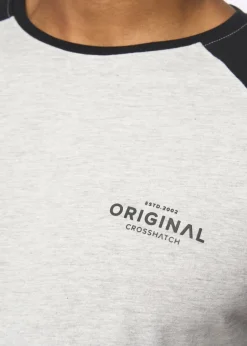 Crosshatch Grey Marl/Black Meza T-Shirt