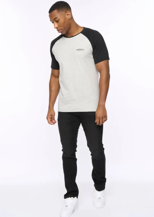 Crosshatch Grey Marl/Black Meza T-Shirt