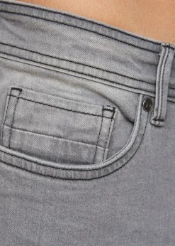 Crosshatch Grey Wash Buraca Slim Fit Jean