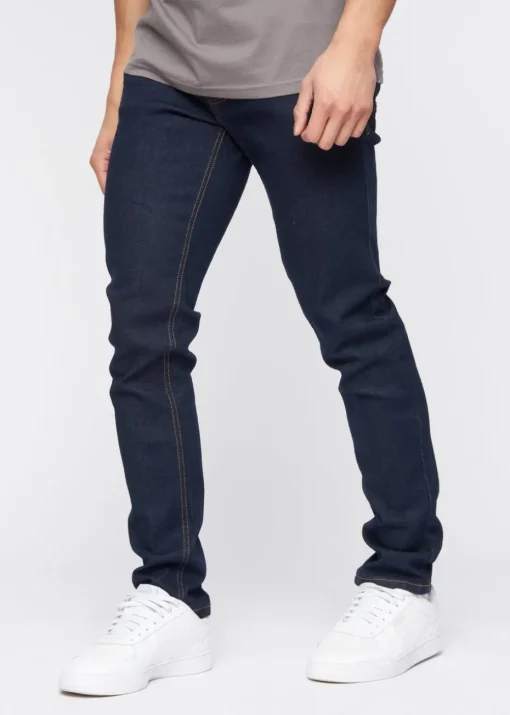 Crosshatch Indigo Wash Buraca Slim Fit Jean
