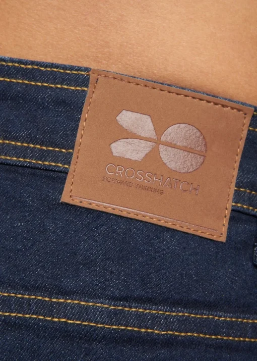 Crosshatch Indigo Wash Buraca Slim Fit Jean