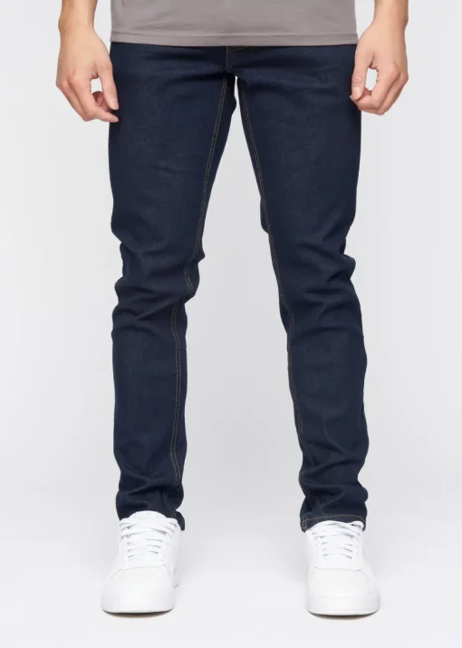 Crosshatch Indigo Wash Buraca Slim Fit Jean