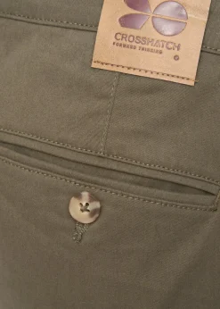 Crosshatch Khaki Sinwood Chino Shorts