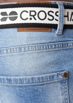 Crosshatch Light Wash Barbeck Slim Fit Denim