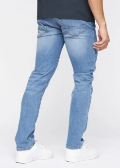Crosshatch Light Wash Malcolm Slim Fit Jeans